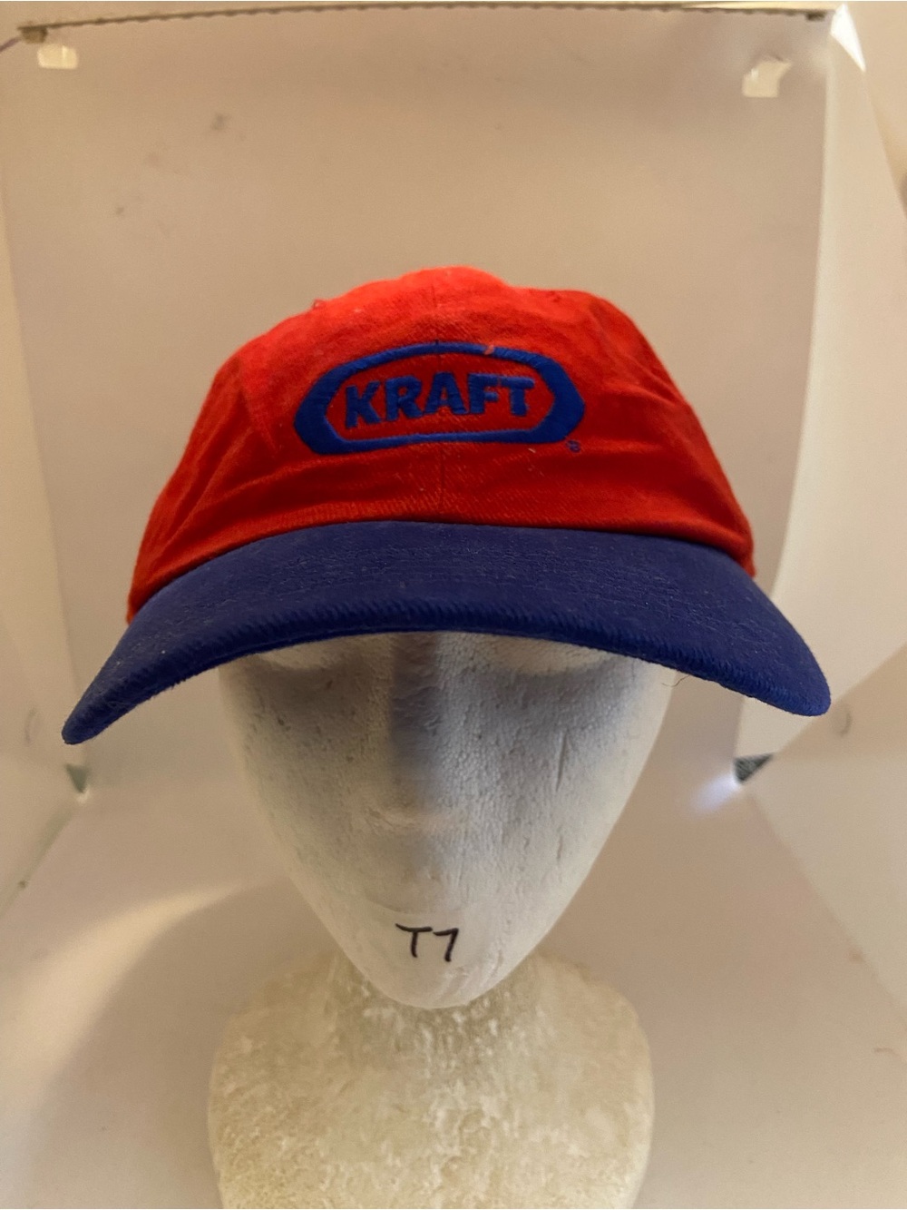 Vintage Kraft foods Strapback hat Cap 90s Y2K